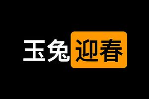 一份无水印图片学习资源-玉兔迎春